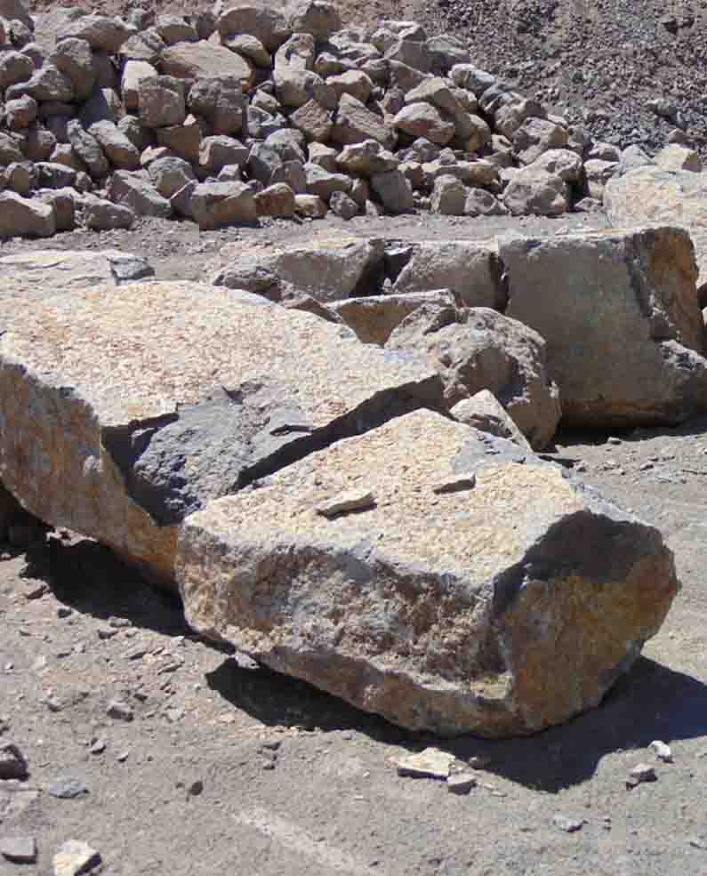 Black Crystal Basalt Boulders