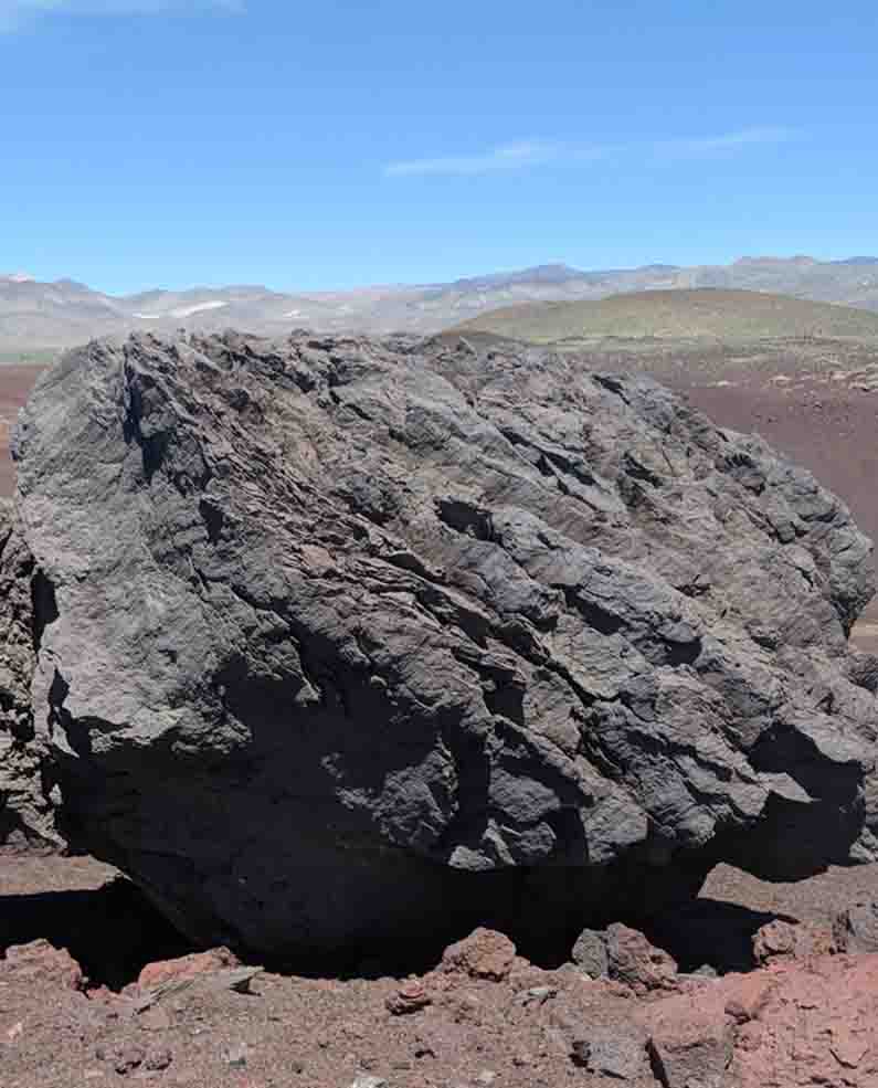 Black Lava Boulders