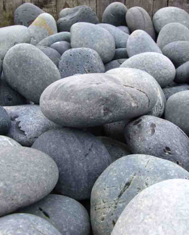 Black Mexican Beach Pebbles 6