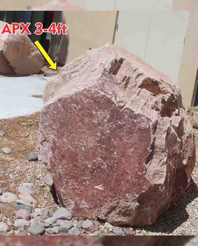 Champagn Pink Granite Boulders