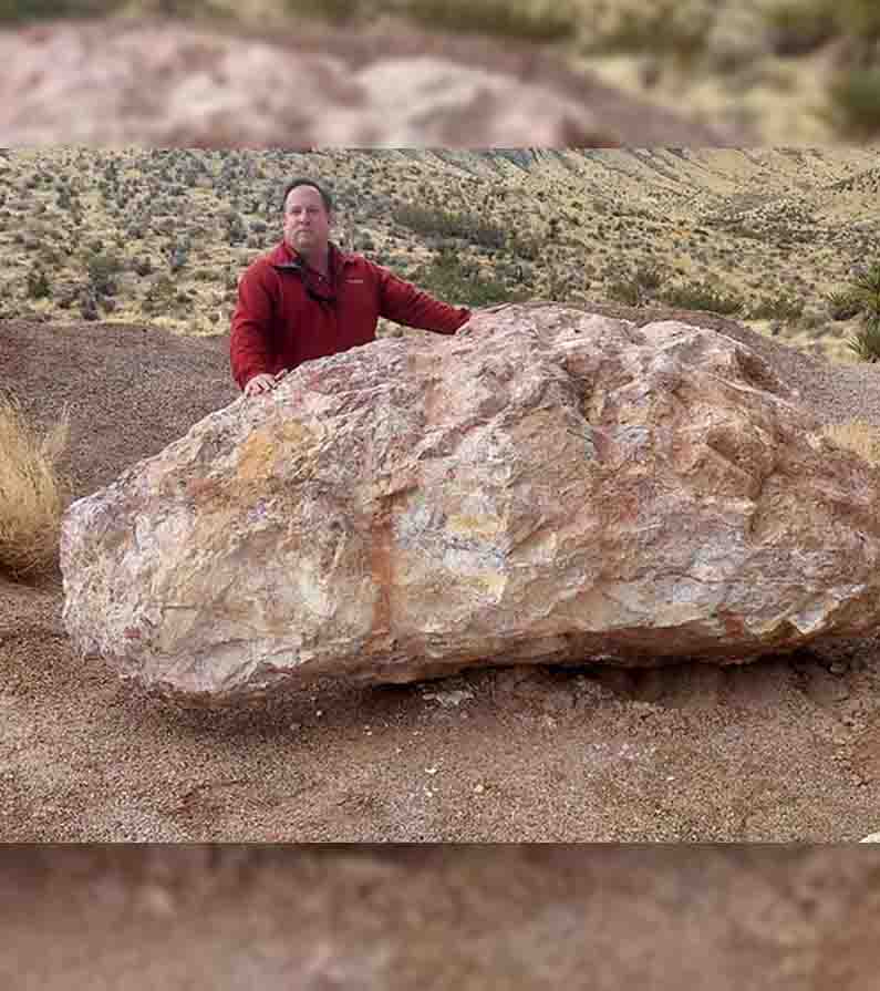 Copper Rose Rock Boulders