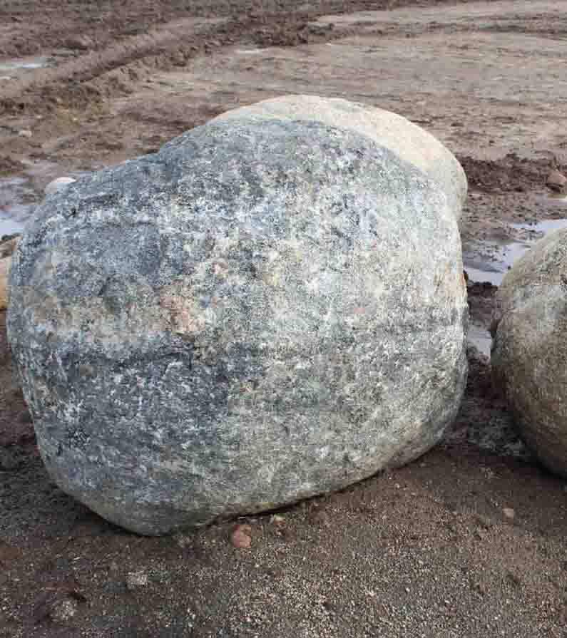 Gold Granite River Boulders