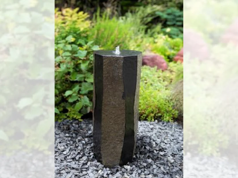 3-Sided Basalt Top Bubbler and Cut Bottom